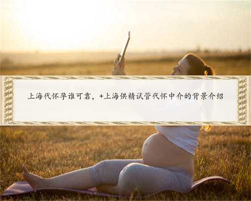 上海代怀孕谁可靠， 上海供精试管代怀中介的背景介绍